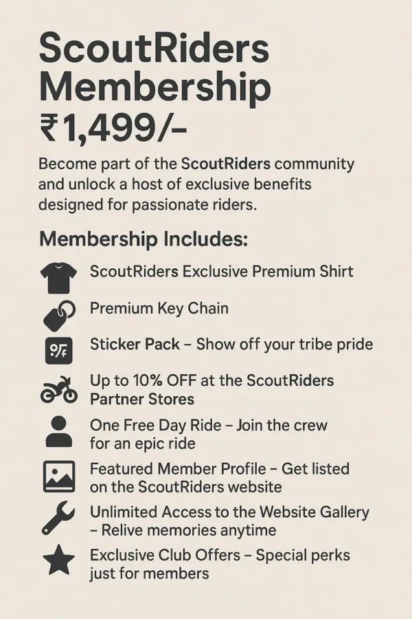 Scoutriders Annual Membership